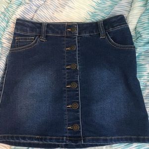 cat and jack kids jean skirt super stretch